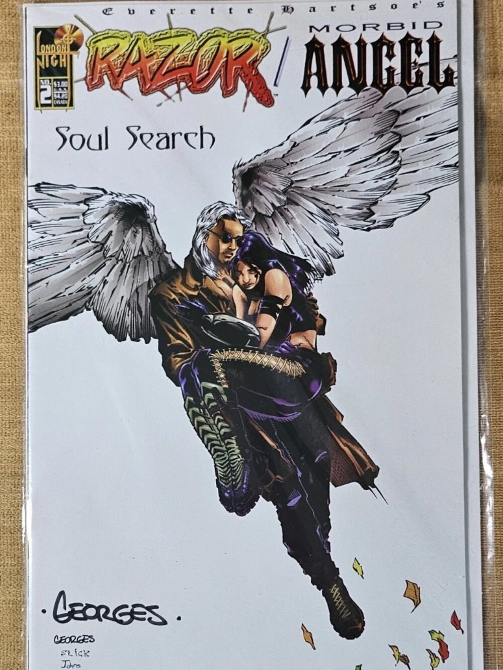 RAZOR / MORBID ANGEL #2, Hartsoe, Soul Search, 1996 B/B SIGNED Excellent